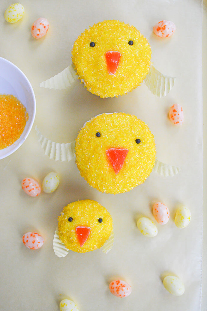 Easy Easter Chickadee Cupcakes Recipe
