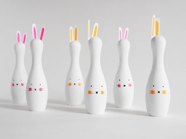 DIY Bunny Bowling Set