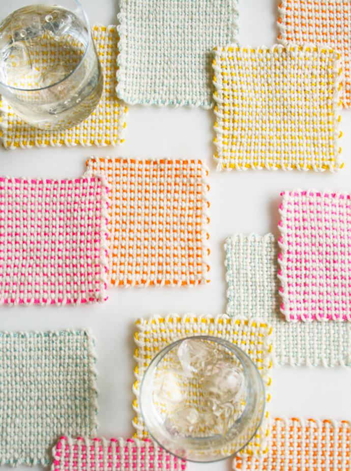 Easy DIY Loom Coasters