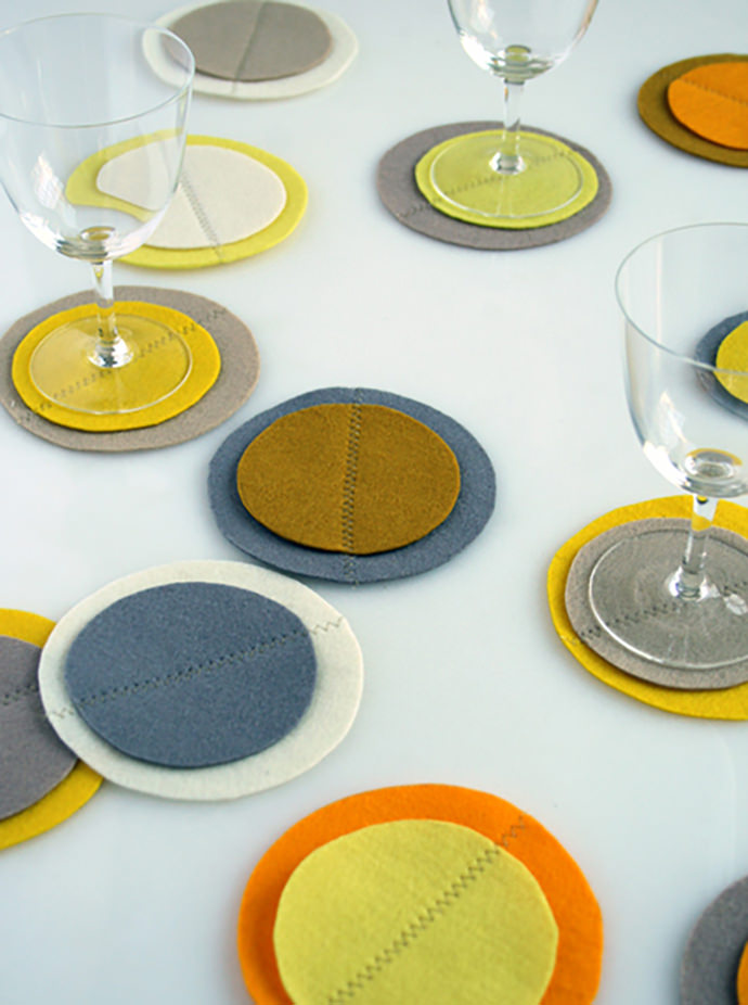 Easy DIY Felt Coasters