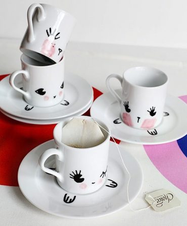 Cute DIY animal tea party set