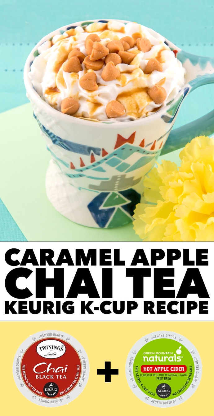 Caramel Apple Chai Tea Keurig K-Cup Recipe  #LiveLoveBrew