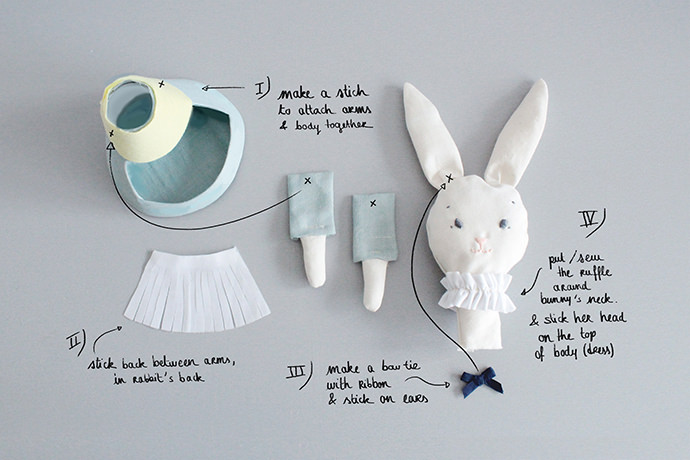 Easy-Sew Easter Bunny Candy Holder Tutorial