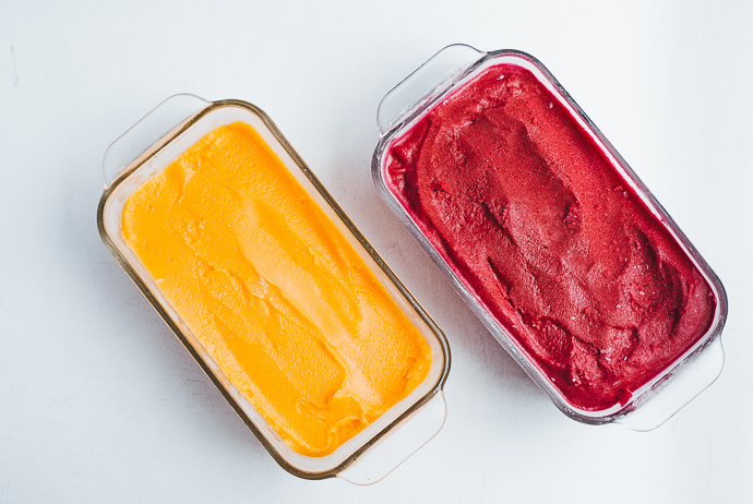 Beet and Carrot Sorbet