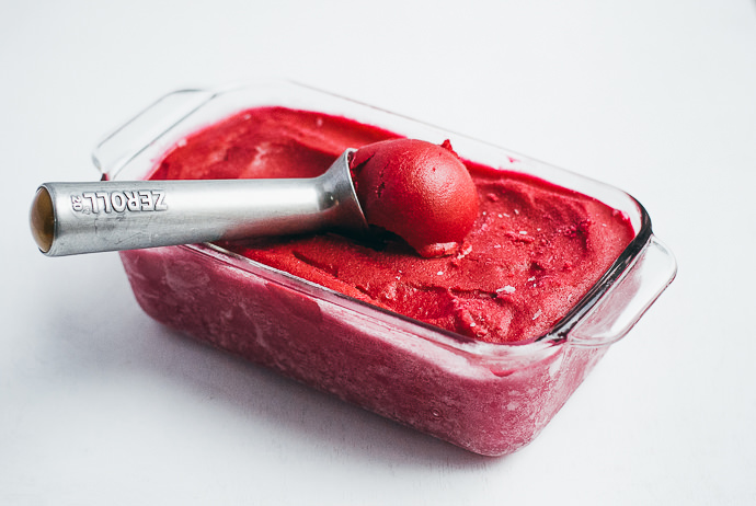 Beet and Carrot Sorbet