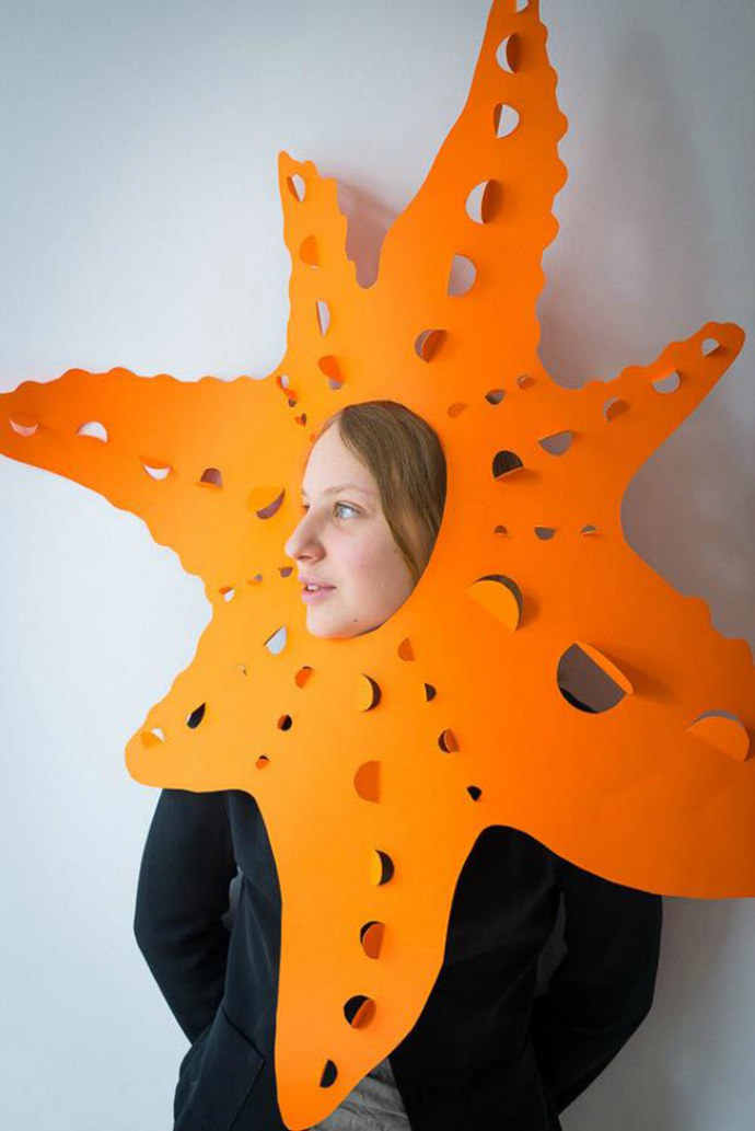 Starfish paper craft for kids 