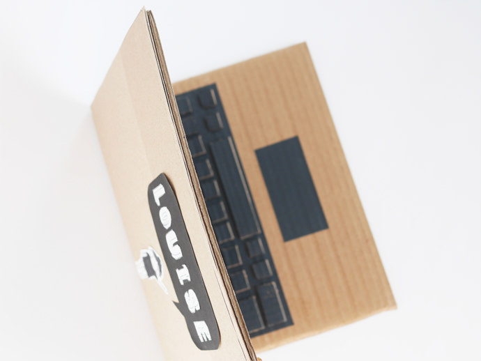 DIY Cardboard Computer for Kids 