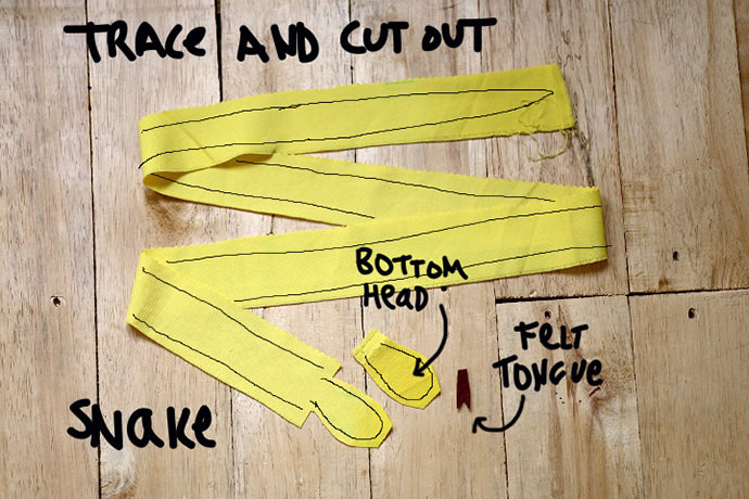 Easy-Sew Stuffed Snake Belt