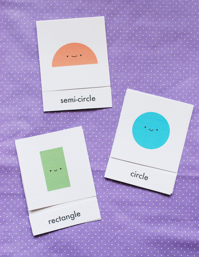 Printable Shape Matching Game