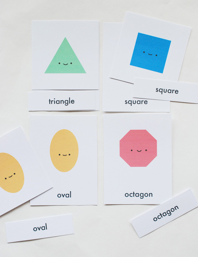 Printable Shape Matching Game