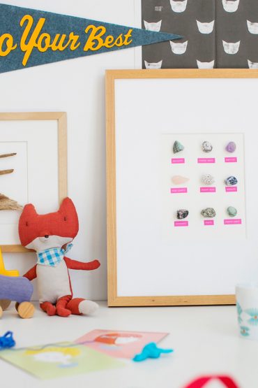 Clutter-free Label Maker Wall Art