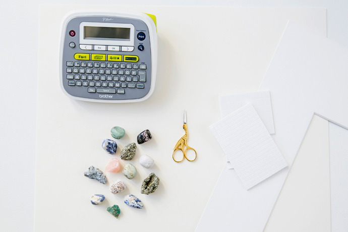 Clutter-free Label-Maker Wall Art 