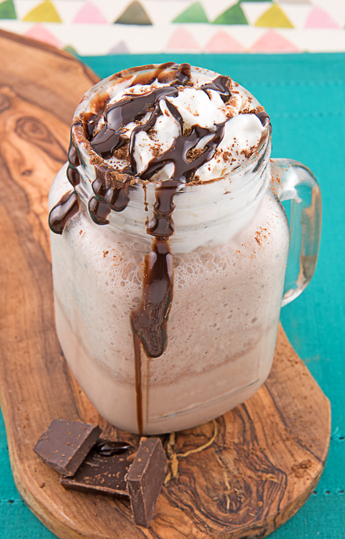 Hazelnut Mocha Milkshake Keurig K-Cup Recipe  #LiveLoveBrew