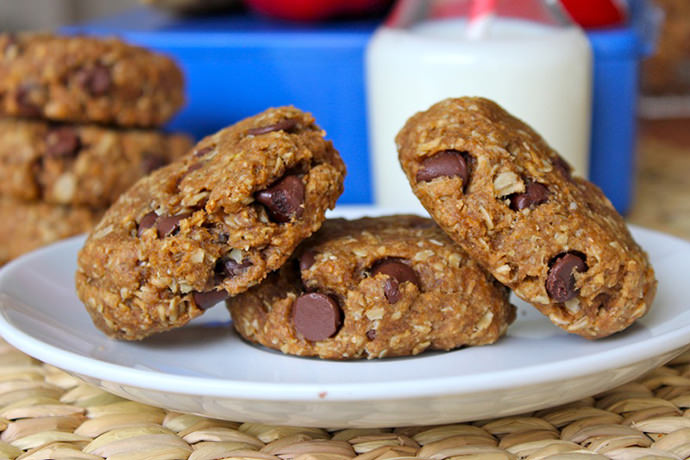 Back-to-School Chocolate Chip Granola Breakfast Cookies