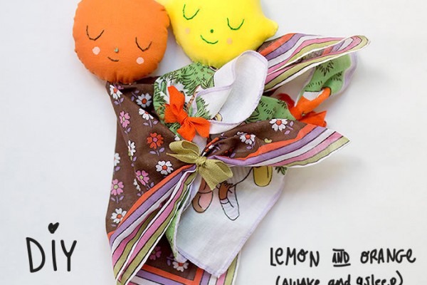 DIY Fabric Handkerchief Dolls for Kids