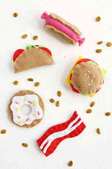 DIY Junk Food Cat Toys