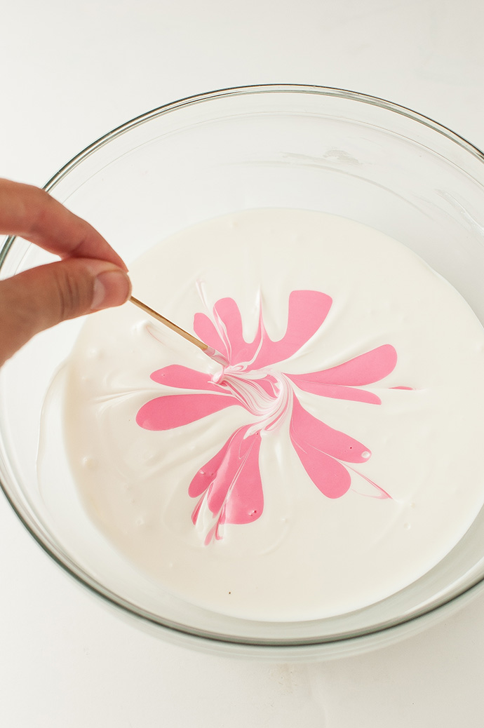Edible Flower Petal White Chocolate Bowls 