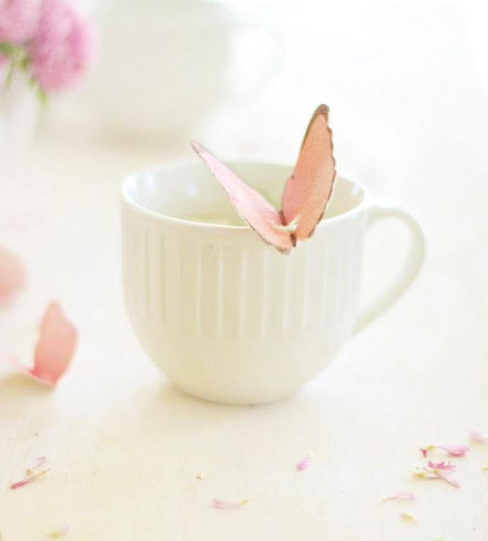 DIY Butterfly Tea Bag Tag