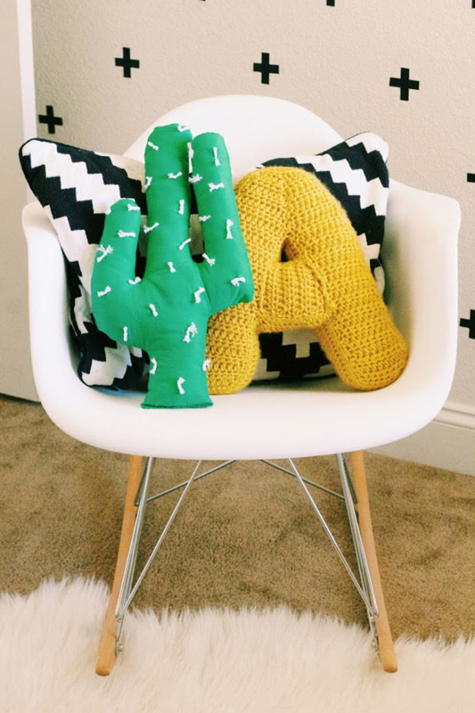 Easy-Sew Cactus Pillow Tutorial