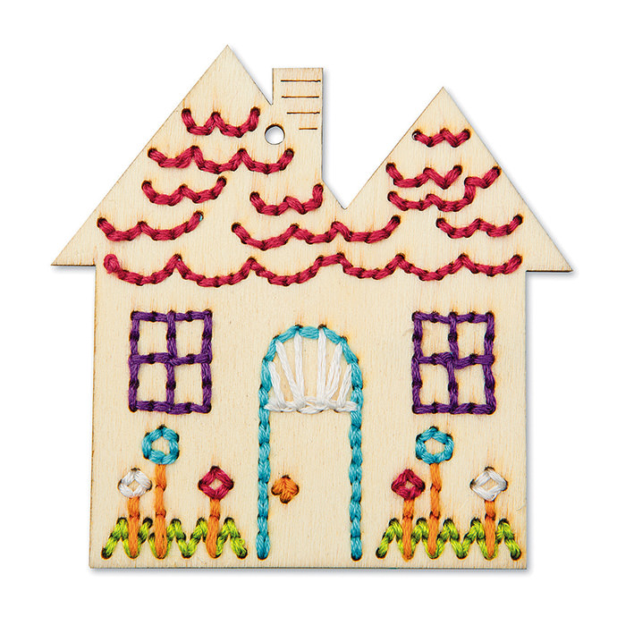 Handmade Charlotte Stitchable House from S&S Worldwide