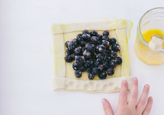 Blueberry Puff Pastry Tart Recipe