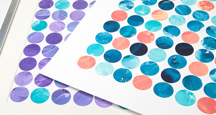 DIY Watercolor Circles