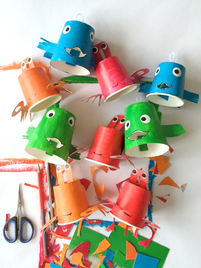 Reel In The Fun With A DIY Paper Cup Fishing Game