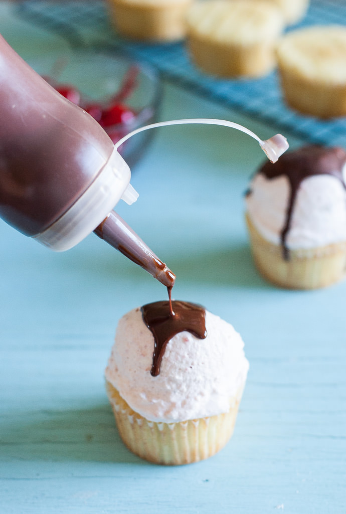 DIY Ice Cream Sundae Cupcakes