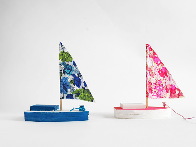 Summer Crafts for Kids: Wooden Sailboat Toy