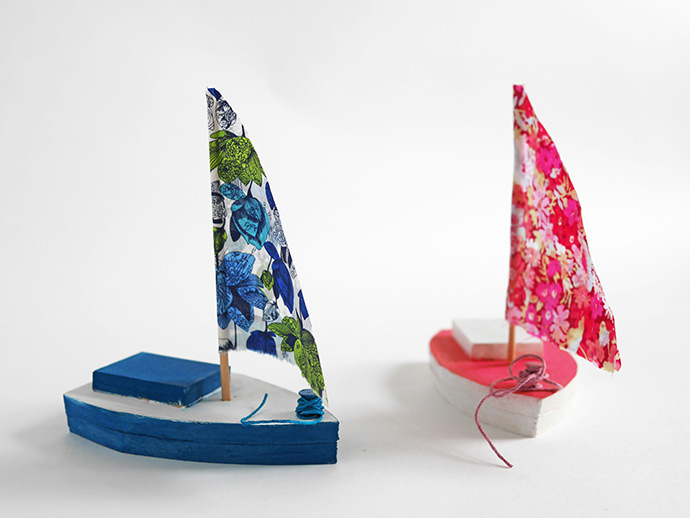 Summer Crafts for Kids: Wooden Sailboat Toy