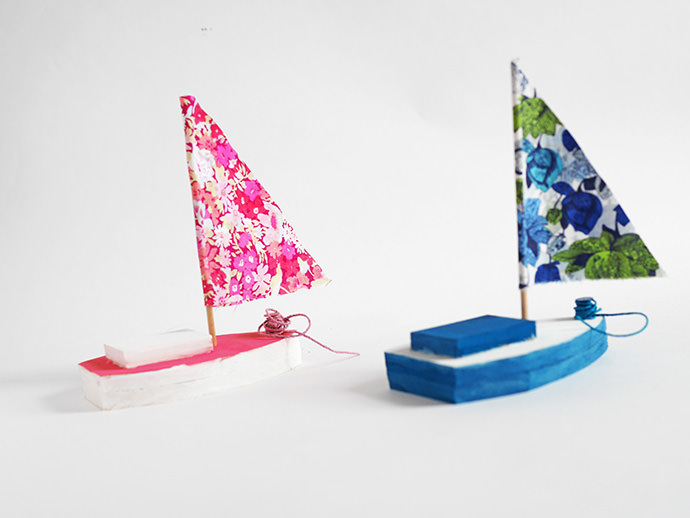 Summer Crafts for Kids: Wooden Sailboat Toy