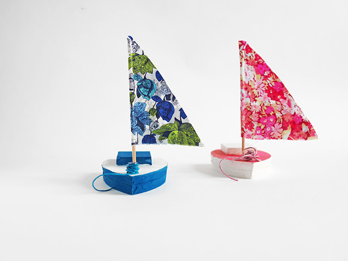 Summer Crafts for Kids: Wooden Sailboat Toy