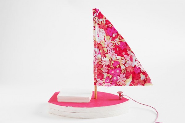 Summer Crafts for Kids: Wooden Sailboat Toy
