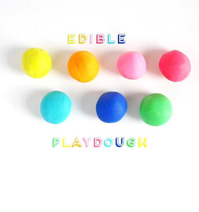 How To Make Colorful & Edible Homemade Playdough