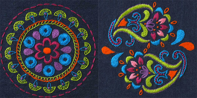 Handmade Charlotte Bucilla Stamped Embroidery Kit 