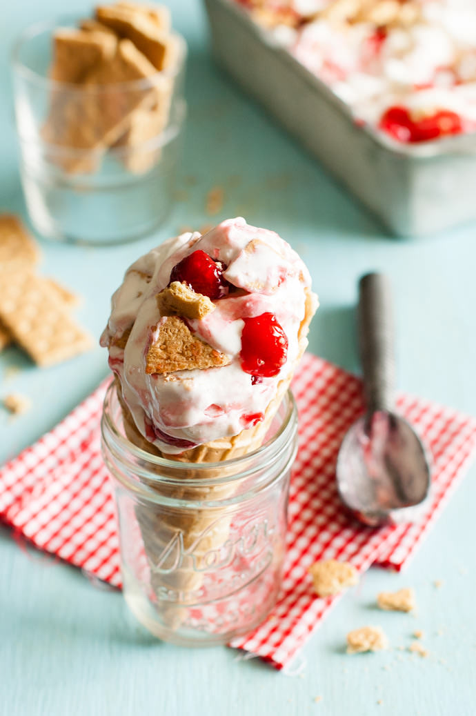 Cherry Cheesecake Ice Cream