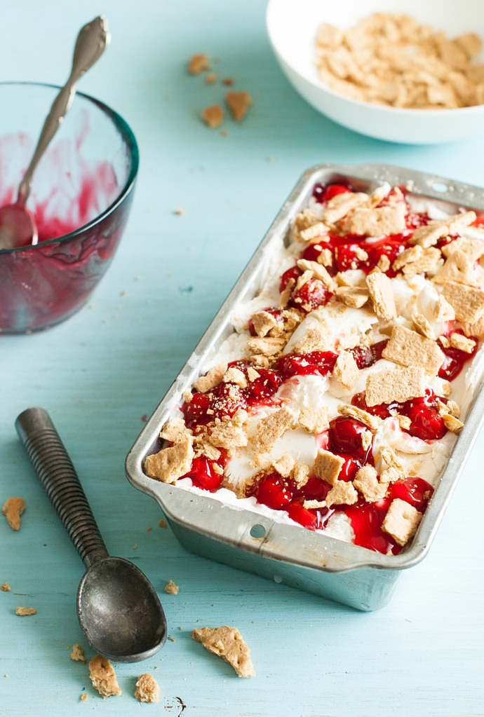 Cherry Cheesecake Ice Cream