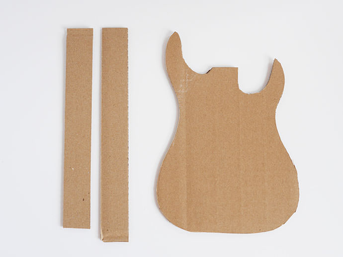 How to make a DIY Cardboard Guitar: Step 2