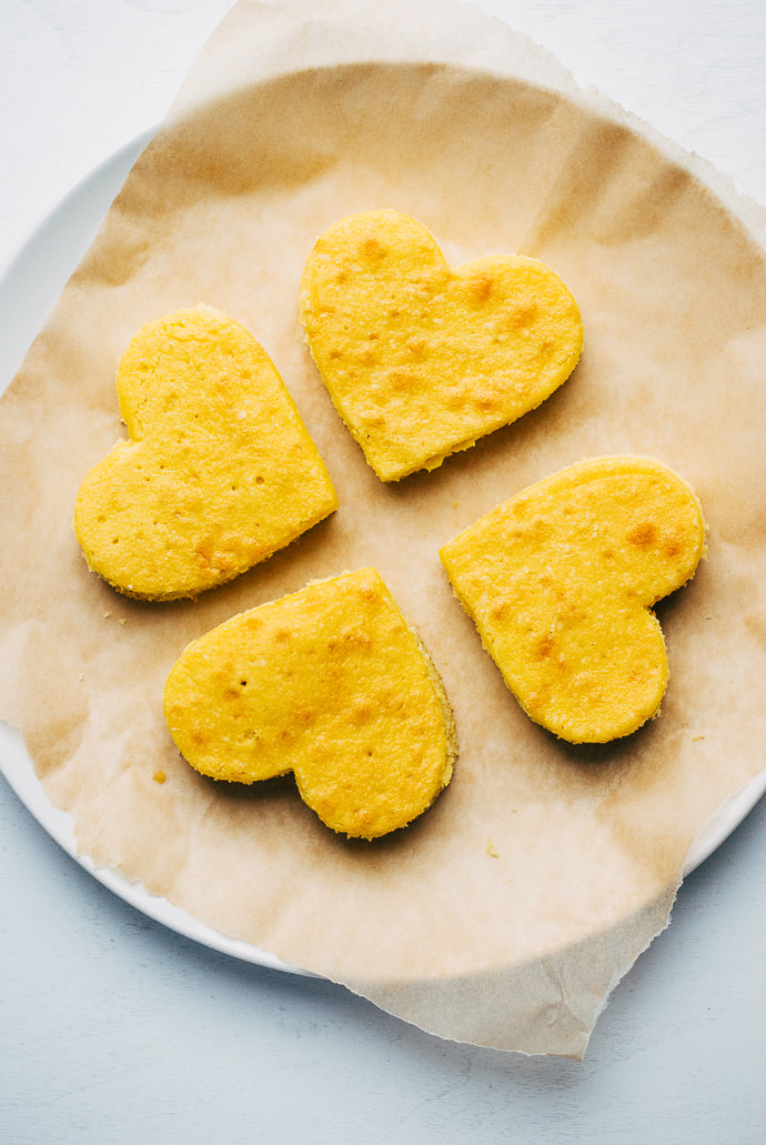 Heart-Shaped Strawberry Shortcakes