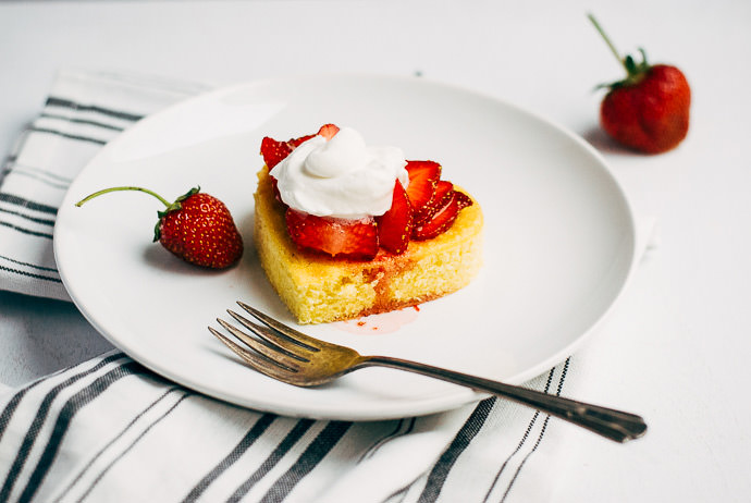 Heart-Shaped Strawberry Shortcakes