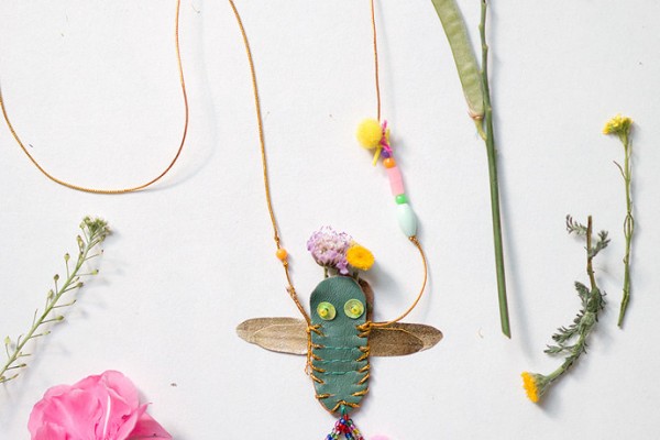 DIY Dragonfly Necklace