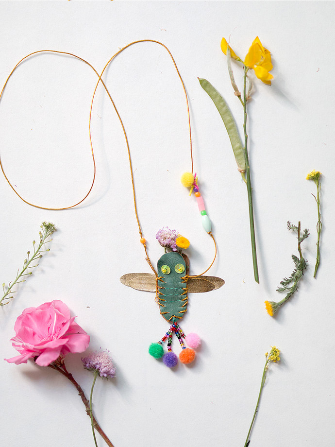 DIY Dragonfly Necklace 