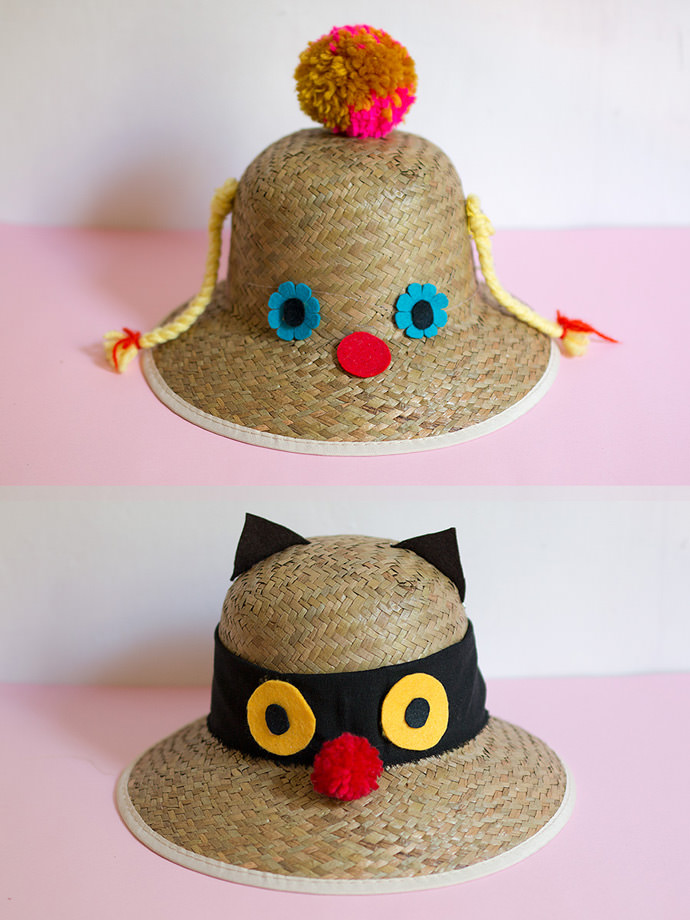 Funny Faced Sunhat DIY