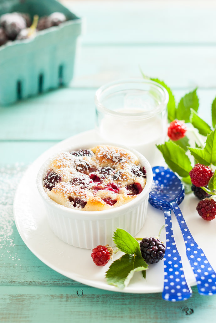 Blackberry Lime Clafoutis Recipe