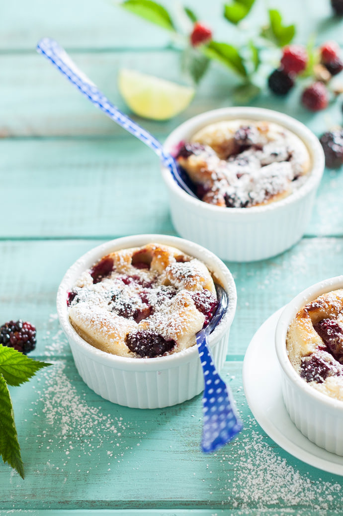 Blackberry Lime Clafoutis Recipe 