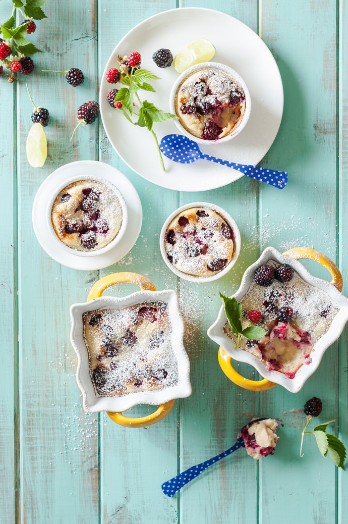 Blackberry Lime Clafoutis Recipe