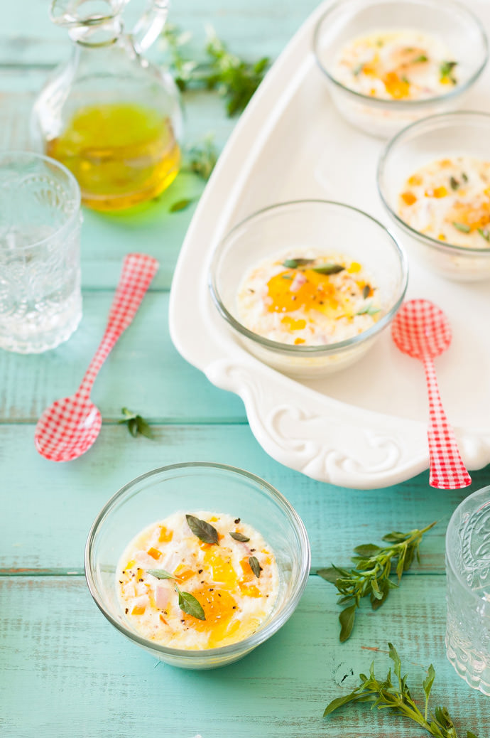 Garden Vegetable Baked Eggs