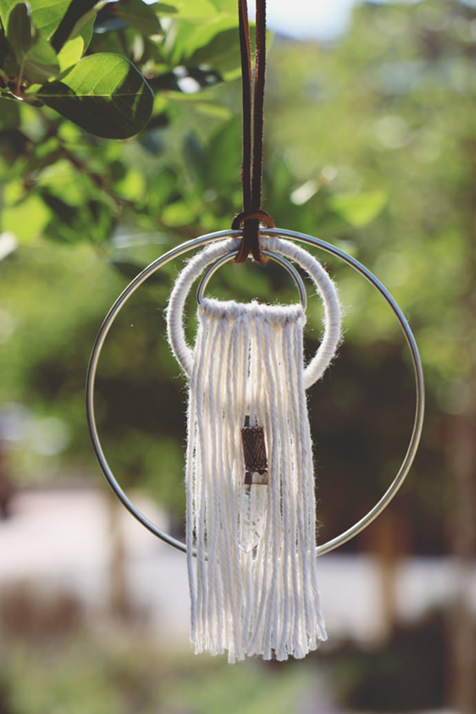 Hoop & Yarn Wall Hanging via Free People