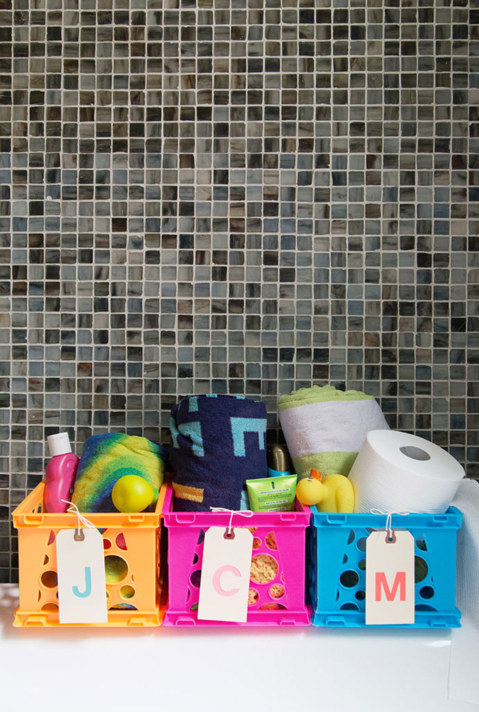 Crush Household Chaos with Color-Coded Crates