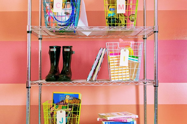 Crush Household Chaos with Color-Coded Crates